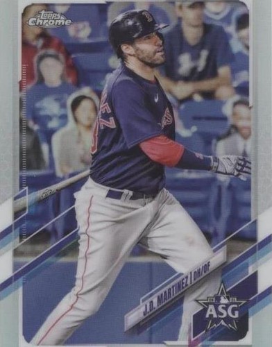 2021 Topps Chrome Update Series - J.D. Martinez #ASG-28