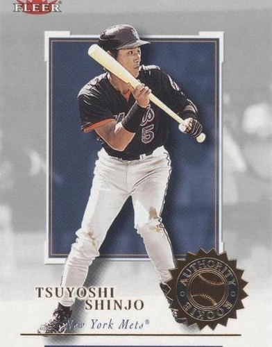 2001 Fleer Authority - Tsuyoshi Shinjo #107