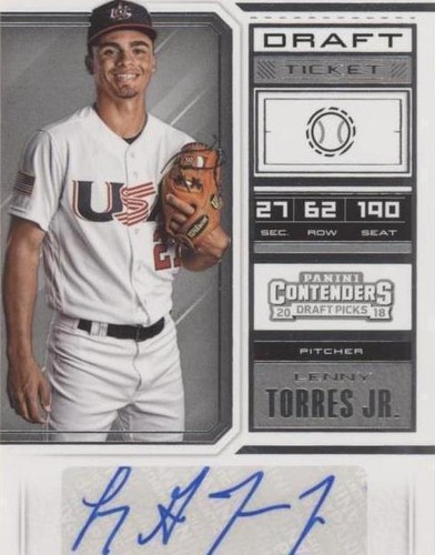 2018 Panini Contenders Draft Picks - Lenny Torres Jr. #76