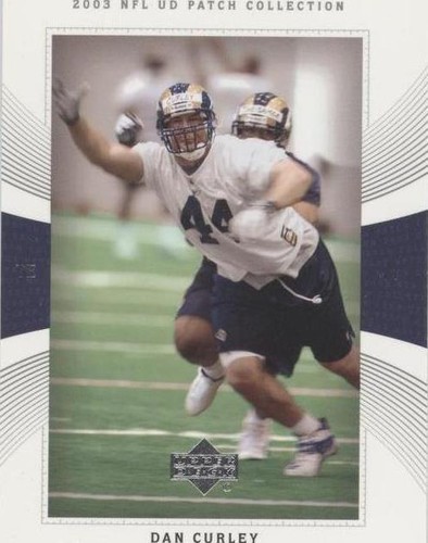 2003 Upper Deck UD Patch Collection Dan Curley #119