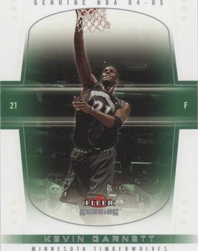 2004-05 Fleer Genuine - Kevin Garnett #82