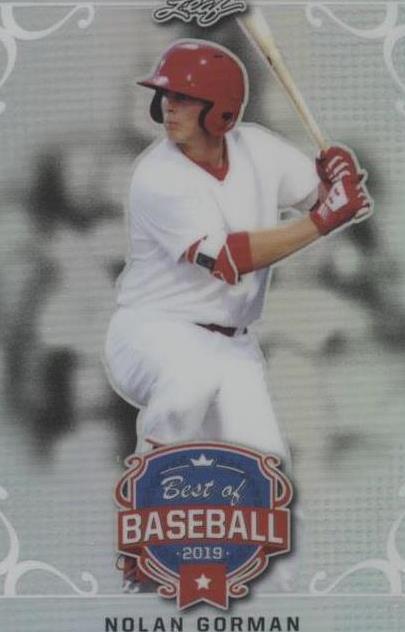 2019 Leaf Best of Baseball - Nolan Gorman #BB-10