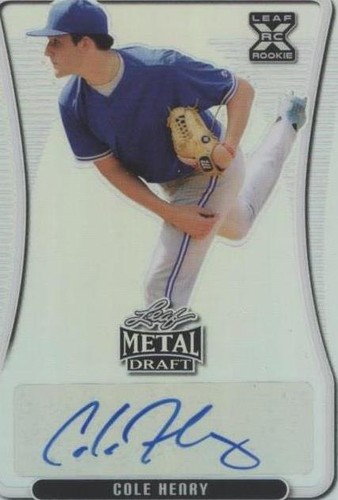 2020 Leaf Metal Draft - Cole Henry #BA-CH1