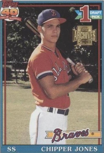 2001 Topps Archives - Chipper Jones #2