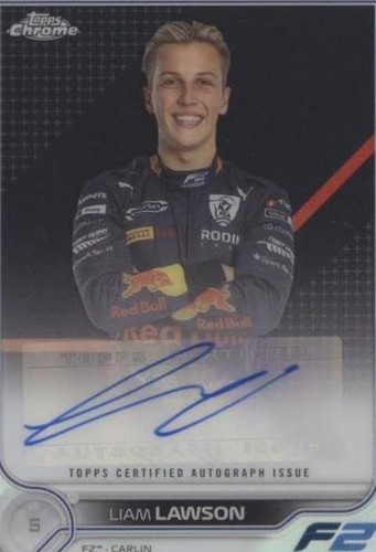 2022 Topps Chrome Formula 1 - Liam Lawson #CAC-LL