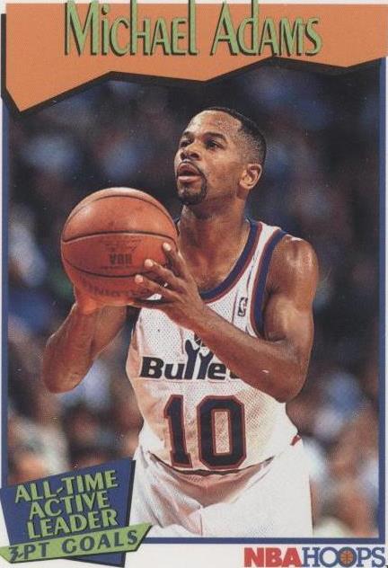 1991-92 NBA Hoops - Michael Adams #530