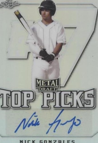 2020 Leaf Metal Draft - Nick Gonzales #TP-NG1