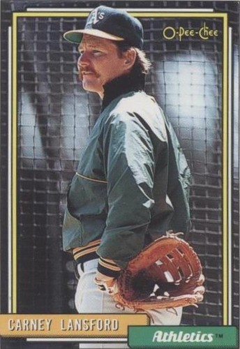 1992 O-Pee-Chee - Carney Lansford #495