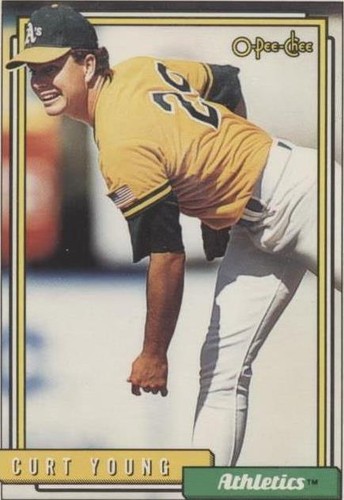 1992 O-Pee-Chee - Curt Young #704