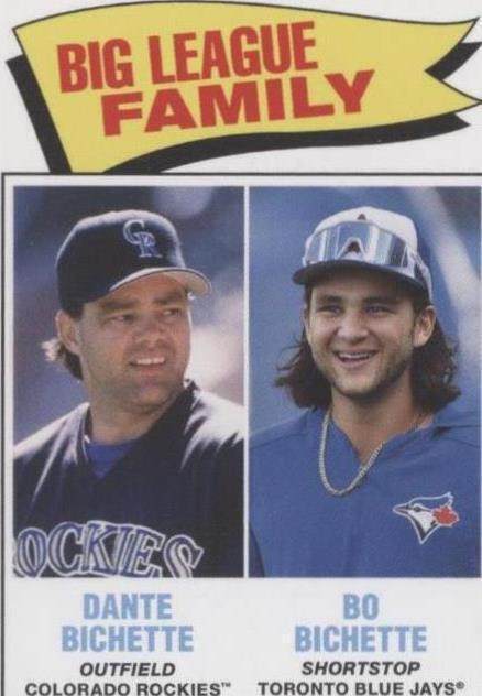 2020 Topps Throwback Thursday #TBT - Bo Bichette Dante Bichette #126