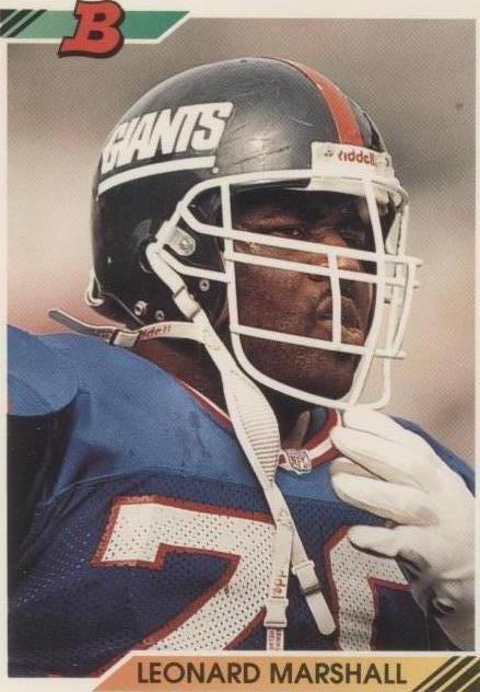 1992 Bowman Leonard Marshall #408