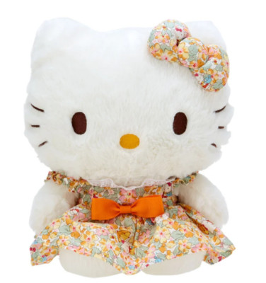 Sanrio Hello Kitty Liberty Fabrics Plush doll Yellow NEW Sanrio Characters