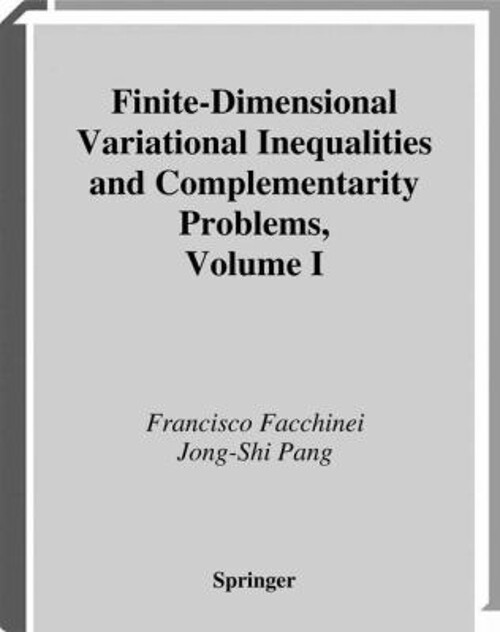 Finite-Dimensional Variational Inequalities Et Complementarity P