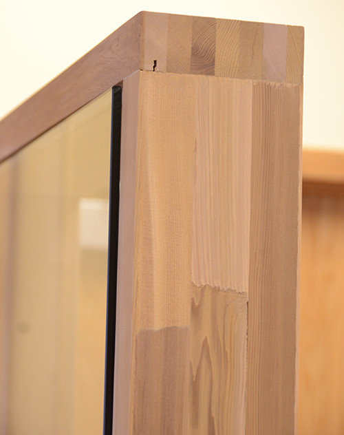 Red Cedar All Glass Sauna Door Bronze Tint 24