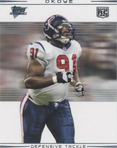 2007 Topps Performance Amobi Okoye #131