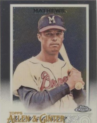 2020 Topps Allen & Ginter Chrome - Eddie Mathews #22