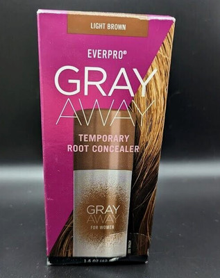 Everpro Gray Away Temporary Root Concealer Light Brown 1.5 oz Hair Color