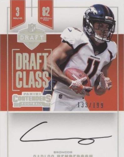 2017 Panini Contenders Carlos Henderson #DC-CH