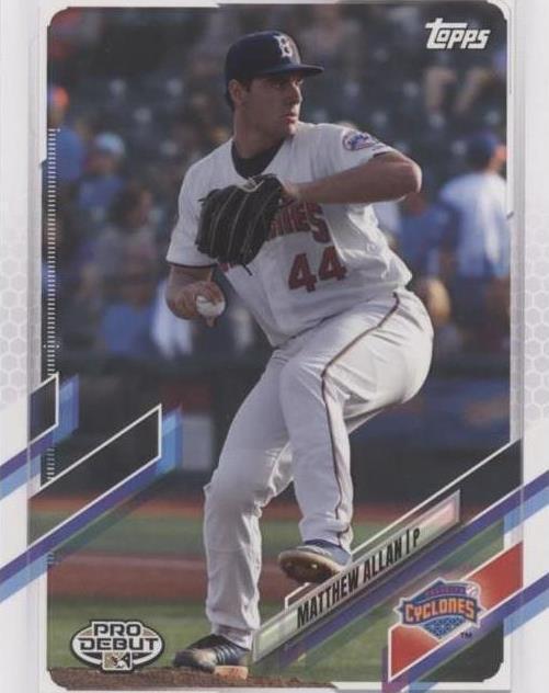 2021 Topps Pro Debut - Matthew Allan #PD-106