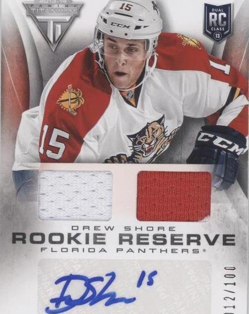 2013-14 Panini Titanium - Drew Shore #RR-DSH