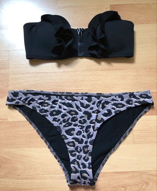 Bikini Set von H&M, Oberteil aus Neopren