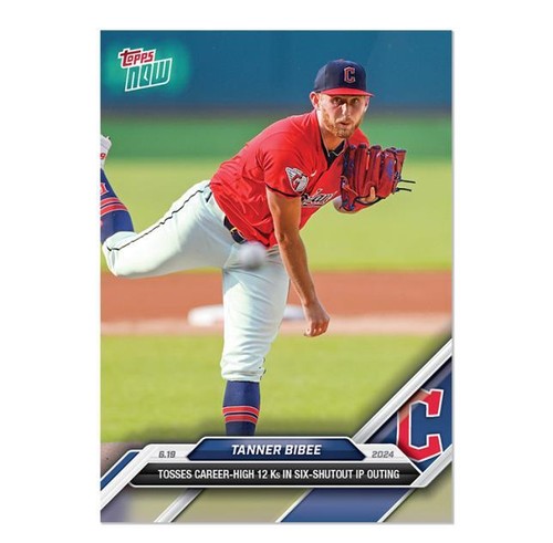 2024 Topps Now - Tanner Bibee #318