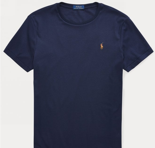 Tシャツ・カットソー Ralph Lauren SS25 T-shirts (710964477003 CRUISE NAVY) Polo Ralph Lauren Men's Logo T-Shirt in Cruise Navy Polo