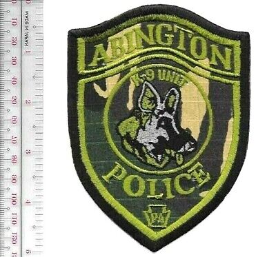 K-9 PD Abington City Department Canine Unit Officer & Dog Team...