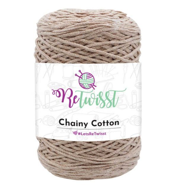 Retwisst Chainy Cotton Yarn 250G Cone Choice of 9 Colours