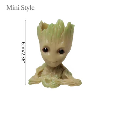 Udream Groot Plant Pot Cartoon Baby Groot Flower Pot with Drainage Hole, Groot