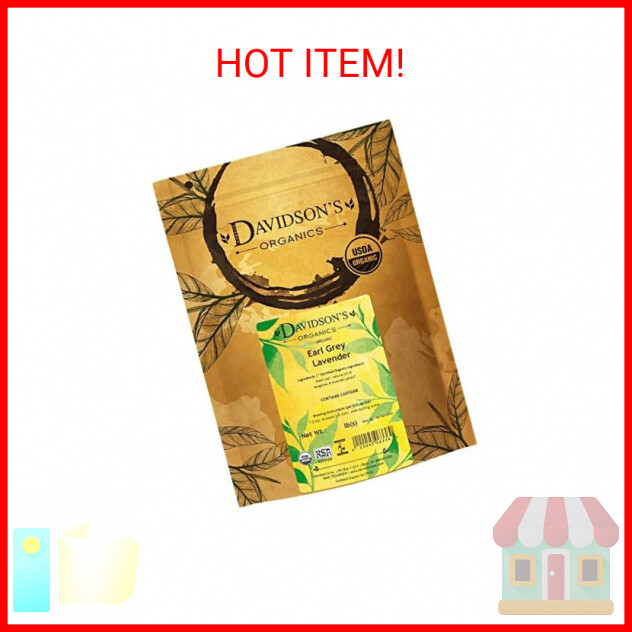 Davidson's Organics, Earl Grey with Lavender, Loose Leaf Tea, 16-Ounce Bag