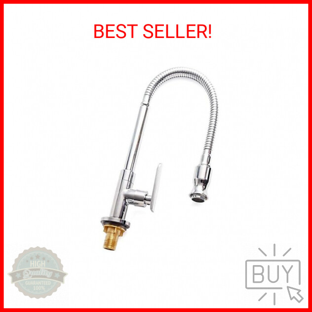 Inchant Outdoor Kitchen Sink Faucet - 360° Rotatable Single Hole Single Handle C