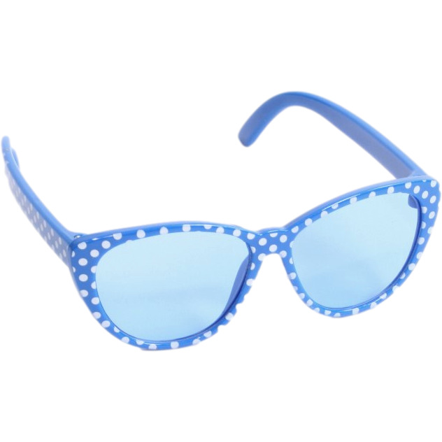 Blue W/ White Polka-dot Sunglasses 18" Doll Clothes For American Girl Dolls