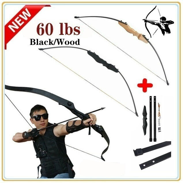 Recurve Bogen 60 lb professionelles Jagdbogen-Bogenschießset
