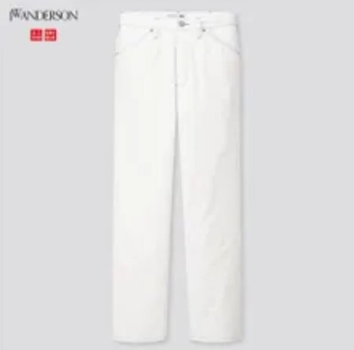 パンツ JW ANDERSON Woman Pants White TR0372PG1253 002 NWT Women Straight Work Pants Size 2 Off White Uniqlo JW