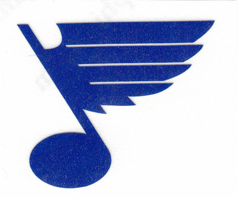REFLECTIVE St Louis Blues helmet decal sticker window hard hat