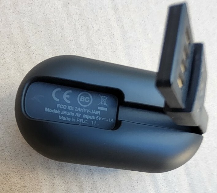 JLab JBuds Air  CHARGING CASE ONLY Black