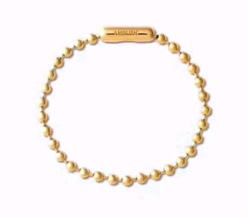 【正規品】【付属品付】AMBUSH ball chain bracelet AMBUSH Ball Chain Bracelet Bangle Gold Used Limited Very