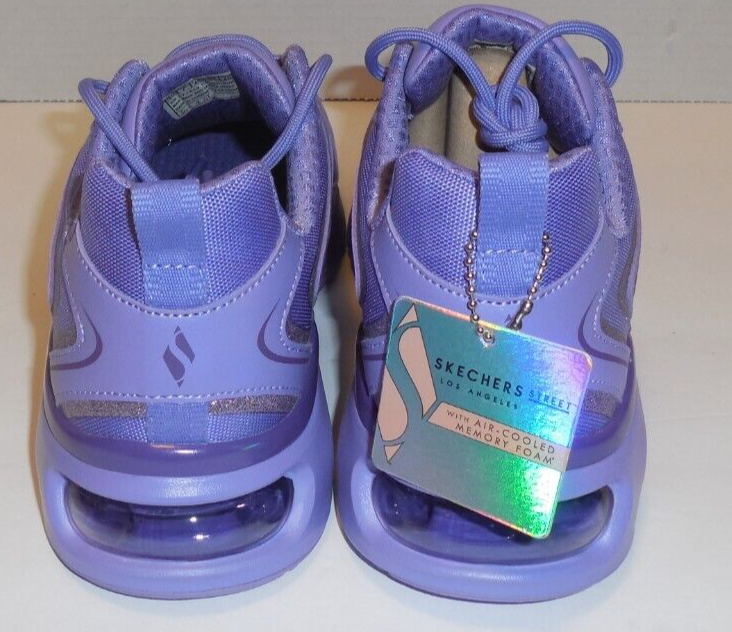 Skechers Tres-Air Uno Glimmer Trimmer Shoes Sneakers Womens 10 Purple 177429 New
