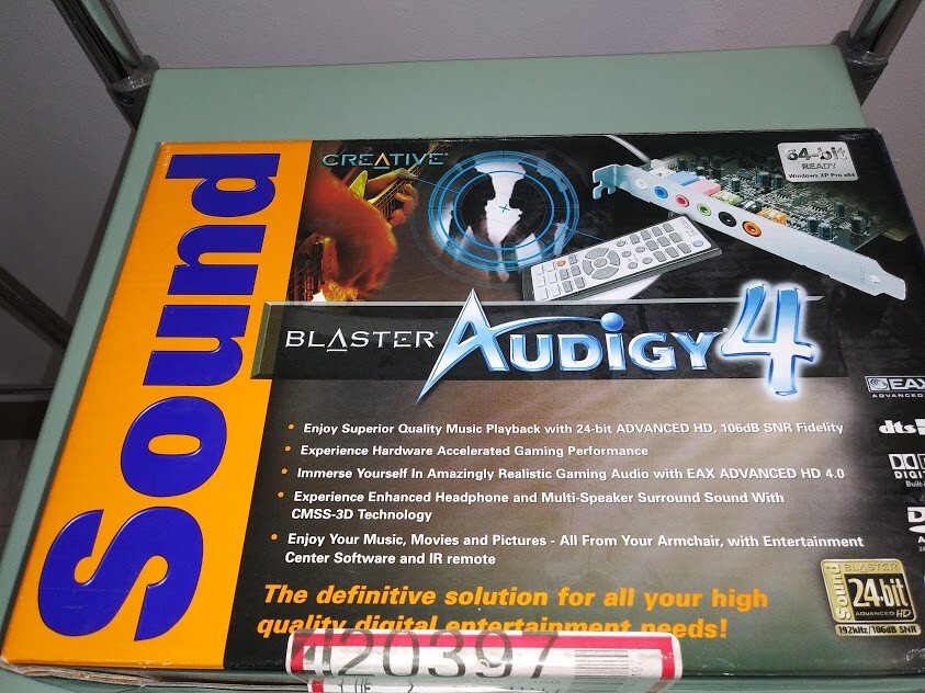 Купить Звуковая карта Creative Labs Sound Blaster Audigy 4 SB0610 Sound ...