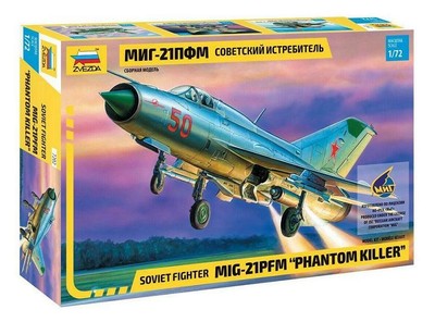 Zvezda 7202	Soviet Fighter MIG-21 PFM Phantom Killer 1:72 MODEL 2019
