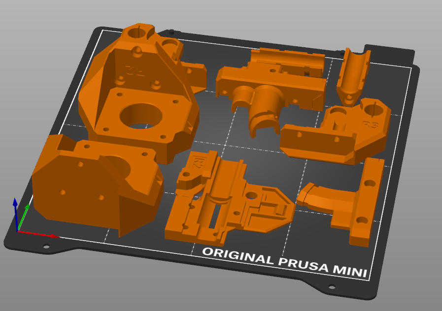 Prusa MK3S+ To MK4 3D Printer Printed Parts Upgrade Kit