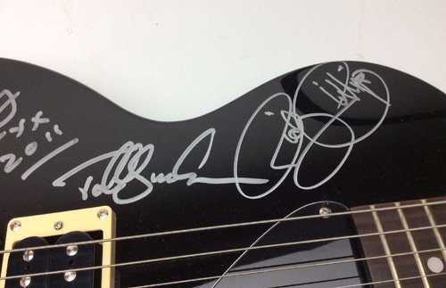 STYX Signed Autograph Guitar Epiphone Junior Model