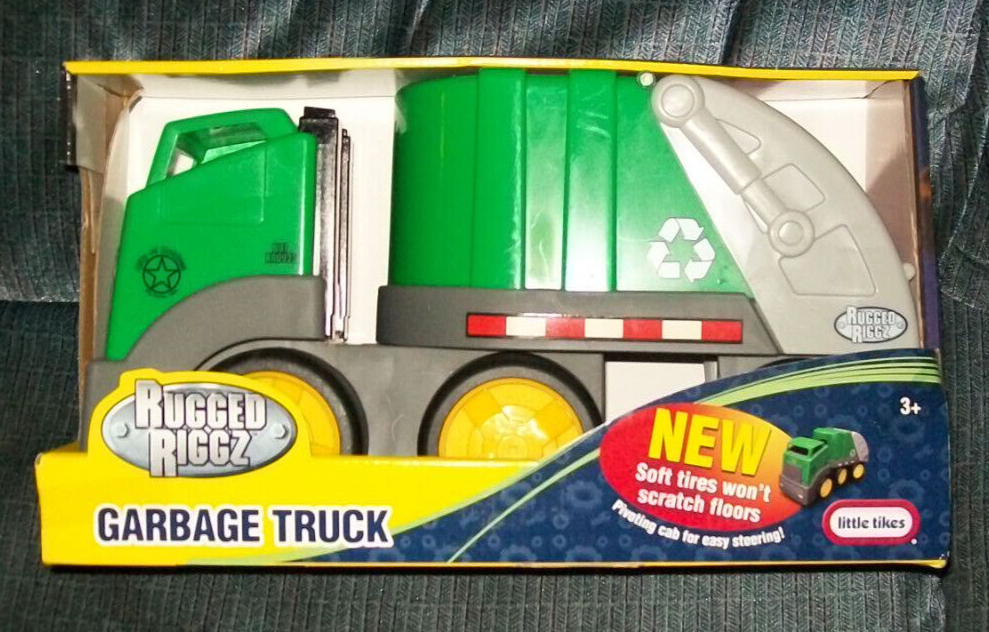 Little Tikes Rugged Riggz GARBAGE TRUCK SEMI NEW IN PACKAGE