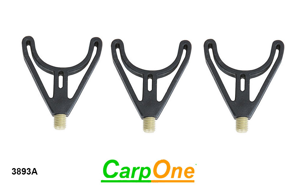 3 ROD REST POSTERIORE IN PLASTICA CARPFISHING DELUX U REST 3893A CARP ONE