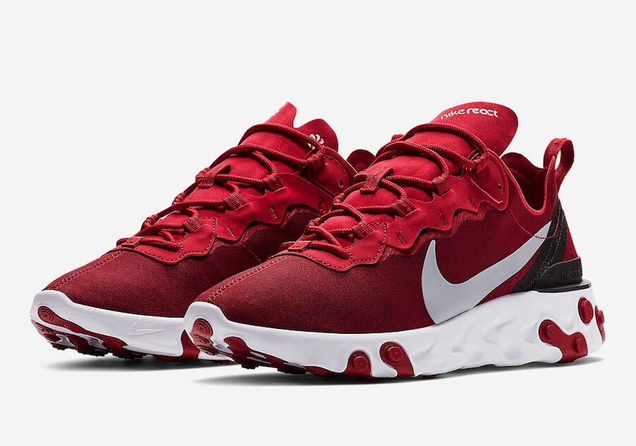 Nike React Element 55 Se Gym Red Wolf Grey White Size 8 13 New Bq6166 601 Storepaperoomates Shop Cheapest Online Global Marketplace