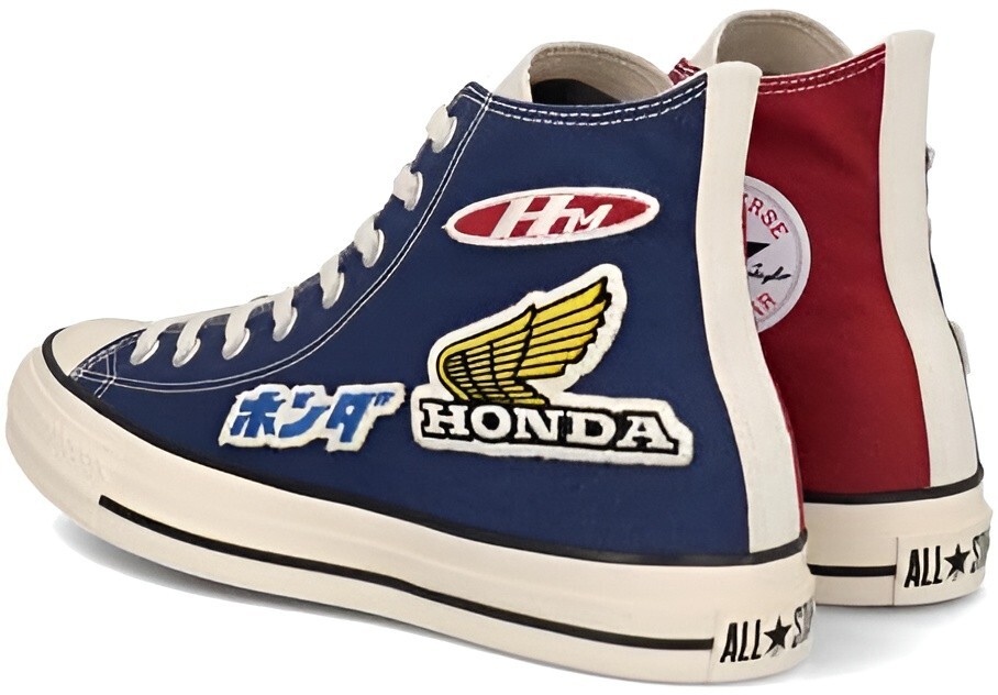 Pre-owned Converse Sneaker All Star (r) Honda Wp Hi Trico 7-12in Canvas Lace-up Japan