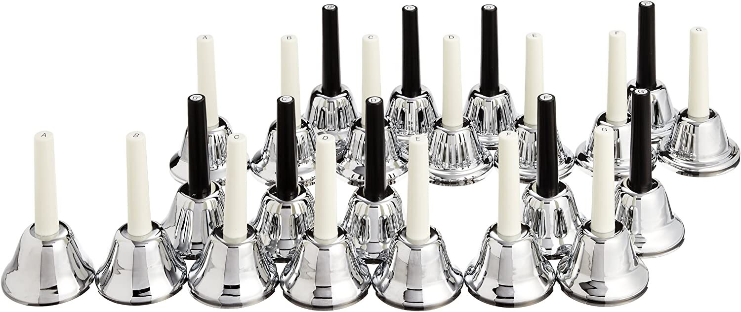 ハンドベルセット 23音　Note Bell Chorus Amazon.com: KC Bell Chorus (Hand Bell), 23 Tone Set, BC-23K