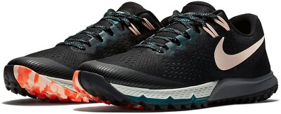 Nike Air Zoom Terra Kiger 4 Black Crimson 880563-004 sz 7 Men's Trail Running