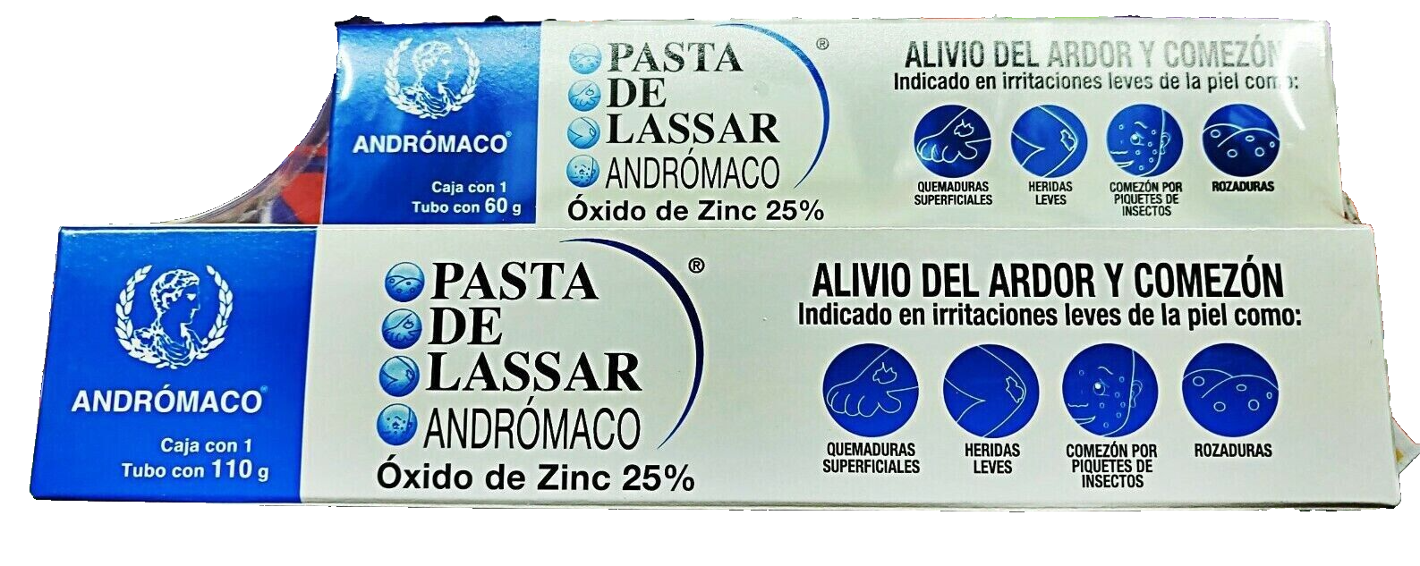 2 Lassar Óxido de Zinc 60g &110g  Free Shipping